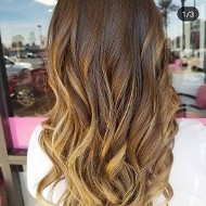Brunette Hair Color With Blond Highlights | Personalized Haircut Styles in Northridge, CA