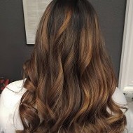 Long Brown Hair with Curls